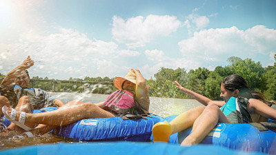 family river tubing, Columbia