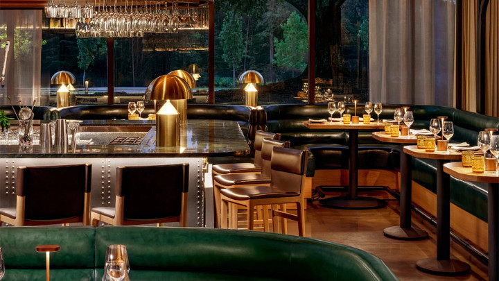 interior of Patterson Kitchen + Bar at Hotel Hartness 