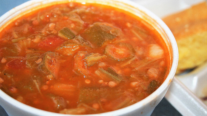 Okra soup