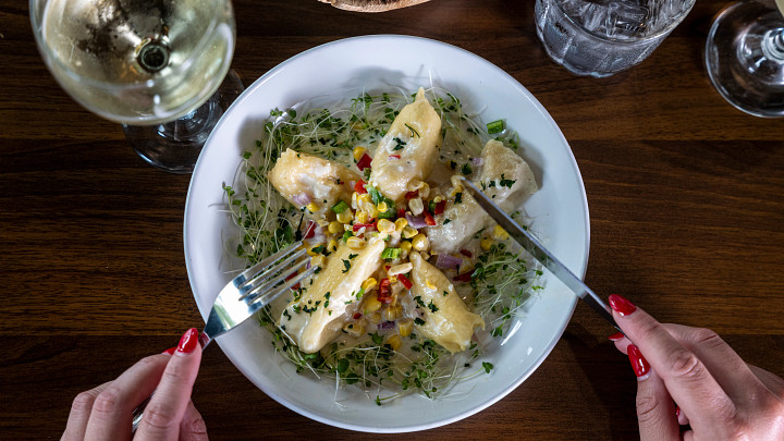 Smoked Gouda Agnolotti 